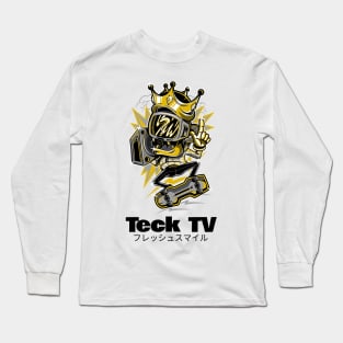 Skateboard Teck TV Trickster Tech Long Sleeve T-Shirt